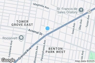 Map image of the property - 3014 Pennsylvania Ave