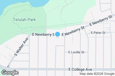 Map image of the property - 1897 E Newberry St