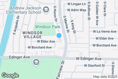 Map image of the property - 2801 W Elder Ave