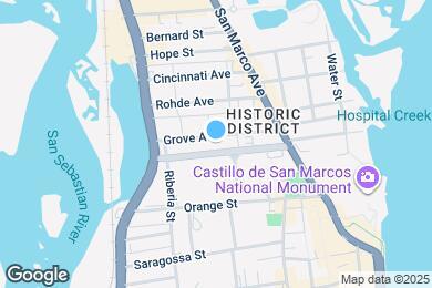 Map image of the property - 28 W Castillo Dr
