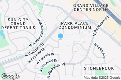 Map image of the property - 18307 N 147th Dr