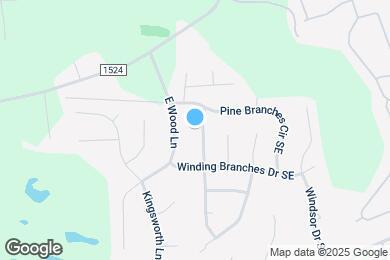 Map image of the property - 525 Maple Branches Dr
