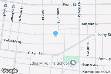 Map image of the property - 837 Liberty St