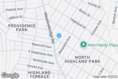 Map image of the property - 3301 Delaware Ave