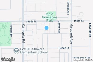 Map image of the property - 16712 Stowers Ave