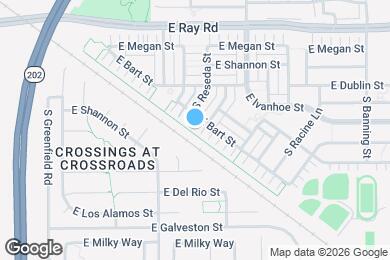 Map image of the property - 2707 E Bart St