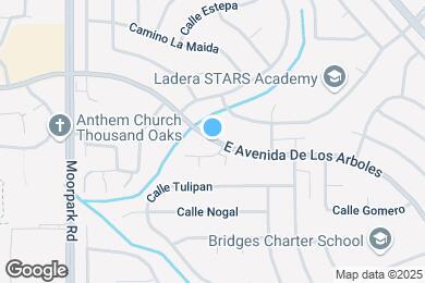 Map image of the property - 890 E Avenida De Los Arboles