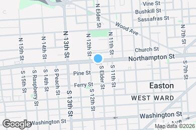 Map image of the property - 1134 Northampton St