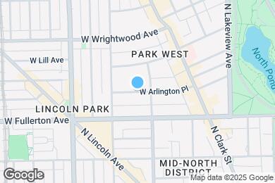 Map image of the property - 630 W Arlington Pl