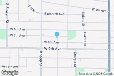Map image of the property - 705 Rugby St