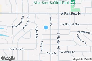 Map image of the property - 1706 Larkspur Dr