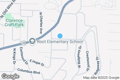 Map image of the property - 1649 E Hammond St
