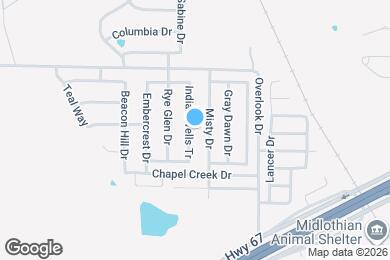 Map image of the property - 1306 Indian Wells Tr