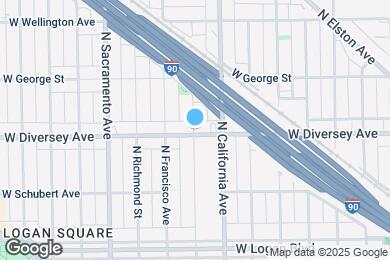 Map image of the property - 2803 N Mozart St