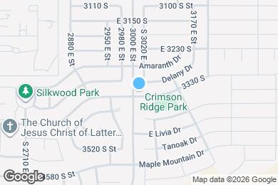Map image of the property - 3011 E Crimson Ridge Dr