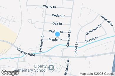 Map image of the property - 210 Maple Dr