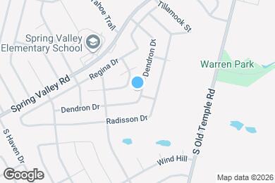 Map image of the property - 1125 Dendron Dr