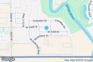 Map image of the property - 3186 W 2400 N