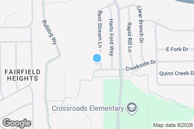 Map image of the property - 358 Bent Stream Ln