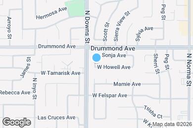 Map image of the property - 836 W Atkins Ave