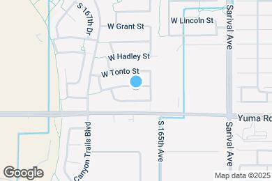 Map image of the property - 16547 W Desert Bloom St