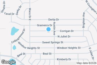 Map image of the property - 2701 Corrigan Dr