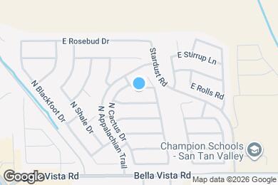 Map image of the property - 1075 E Rolls Rd