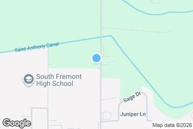 Map image of the property - 643 N 2400 E