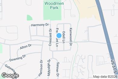 Map image of the property - 1289 Freemont Ln