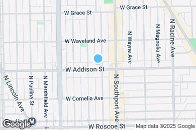 Map image of the property - 1436 W Addison St