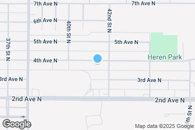 Map image of the property - 4038 4th Ave N