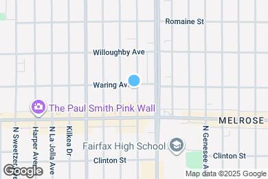 Map image of the property - 751 N Hayworth Ave