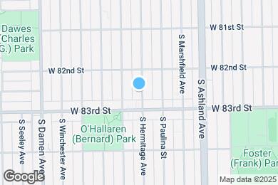 Map image of the property - 8230 S Hermitage Ave
