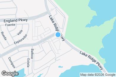 Map image of the property - 2610 La Cala Dr