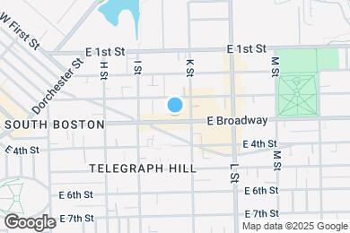 Map image of the property - 654 E Broadway