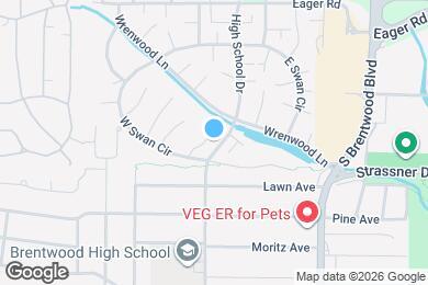 Map image of the property - 1761 High School Dr