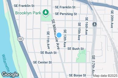 Map image of the property - 3628-3634 SE Milwaukie Ave