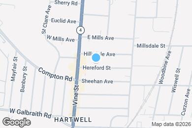 Map image of the property - 34 Hereford St