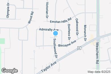 Map image of the property - 3627 Southwood Dr