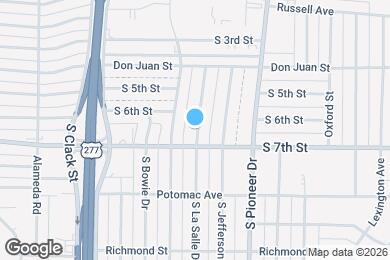 Map image of the property - 618 S La Salle Dr