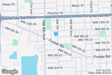 Map image of the property - 725 NW 7th Ave