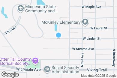 Map image of the property - 927 W Linden St