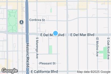 Map image of the property - eaves Old Town Pasadena