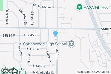 Map image of the property - 5656 S 1300 E