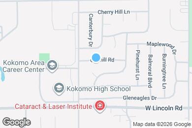 Map image of the property - 1703 Oakhill Rd