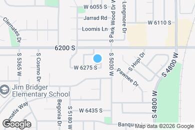 Map image of the property - 5078 W 6275 S