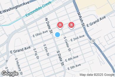 Map image of the property - 919 E Grand Ave