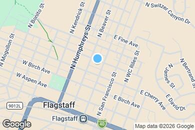 Map image of the property - 323 N Leroux St