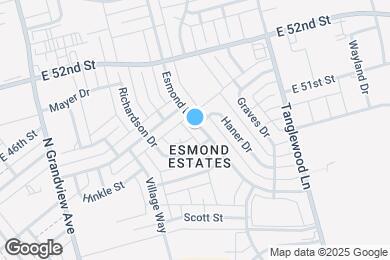 Map image of the property - 4429 Esmond Dr
