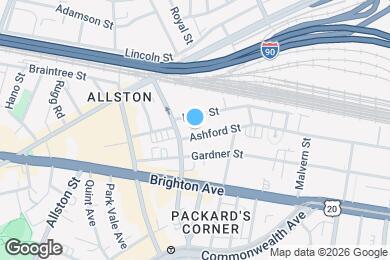 Map image of the property - 10 Ashford St